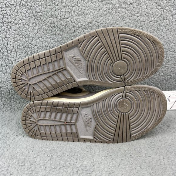 Jordan 1 Mid Mens 8 Shoes Atmosphere Grey Light Bone Pale Ivory Nike Air 2019 2 - Picture 7 of 11